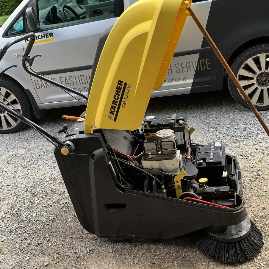 Service och reparation av städmaskin